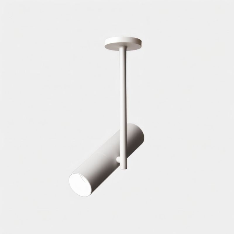 Adjustable aluminum spotlight ceiling fixture for a craft workspace