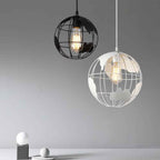 Terra Sculptural Iron Pendant Light