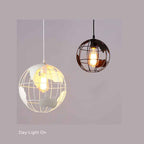 Terra Sculptural Iron Pendant Light