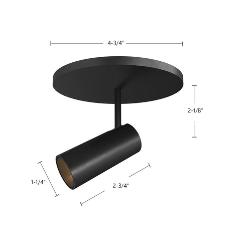 Downey LED Semi-Flush Mount - Lumendat