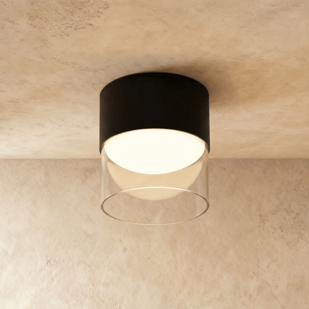 Hafra Cylindrical Ceiling Light, Warm Ambient Glow - Lumendat