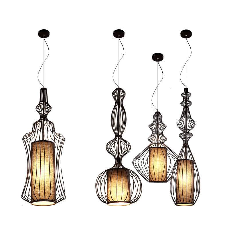 Industrial Birdcage Lantern Pendant Light - Lumendat