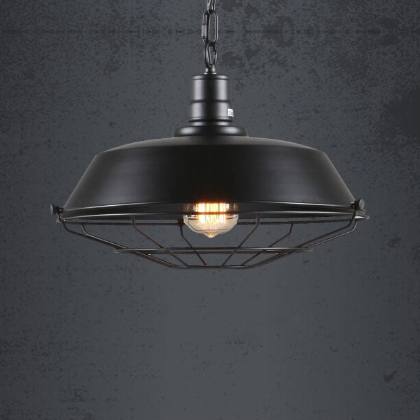 Ironclad Wide Cage Pendant Light - Lumendat