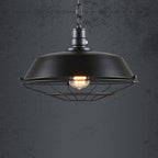 Ironclad Wide Cage Pendant Light - Lumendat