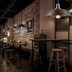 Ironclad Wide Cage Pendant Light - Lumendat