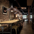 Ironclad Wide Cage Pendant Light - Lumendat