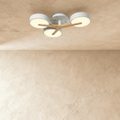 Aluminum & Wood Multi-Head Ceiling Light with Acrylic Diffuser - Lumendat