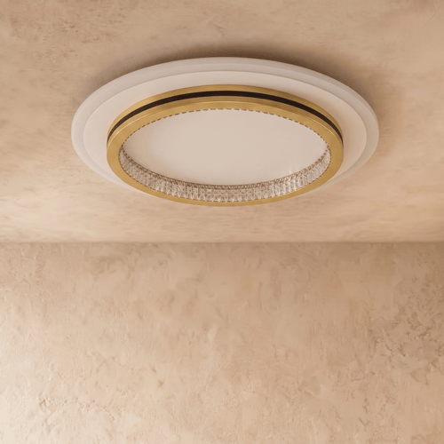 Crystal Lampshade LED Flush Mount Ceiling Light - Lumendat
