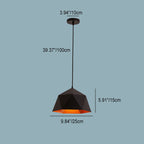 Modern Macaroon Iron Geometric Lozenge 1-Light Pendant Light - Lumendat