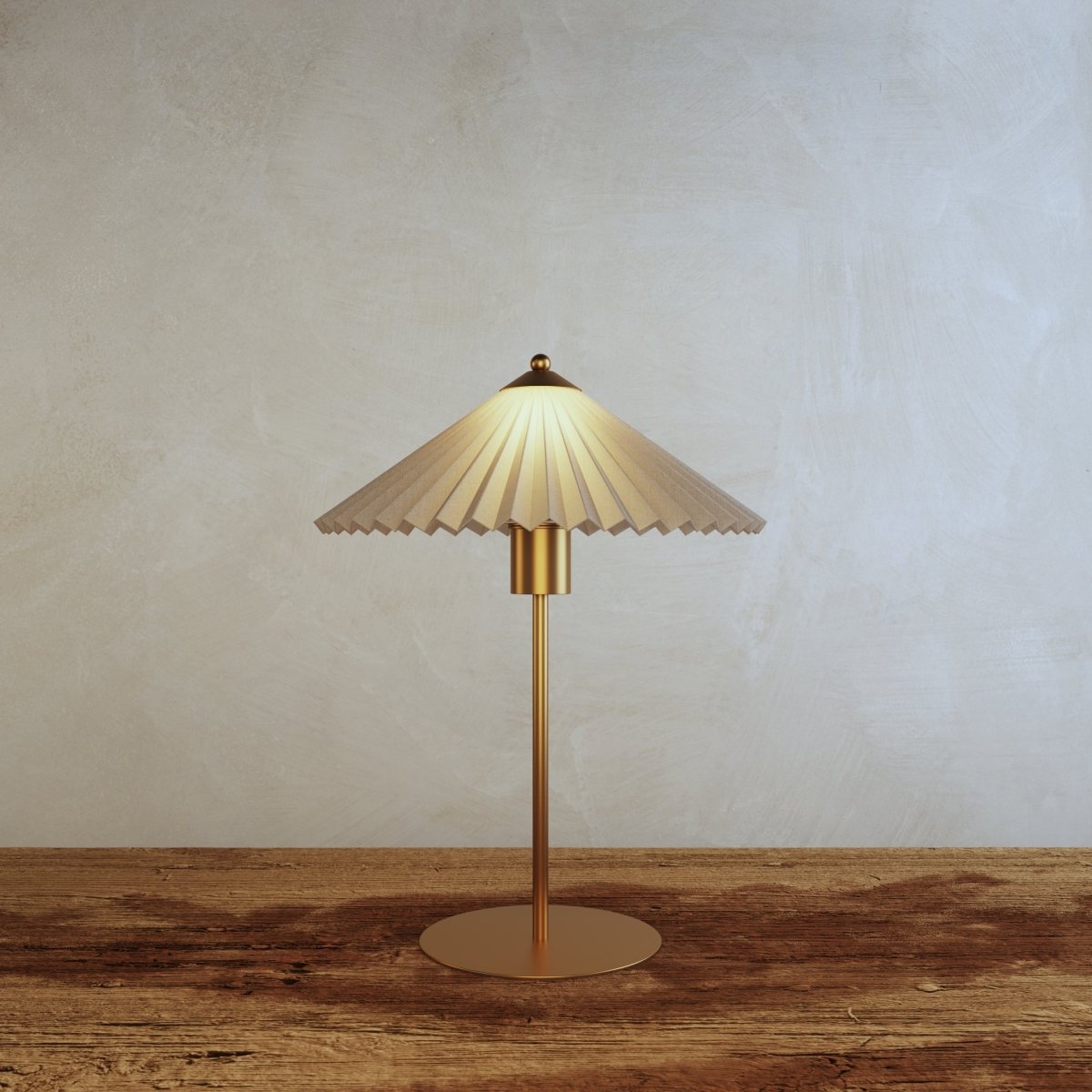 Plisse Table Lamp - Lumendat