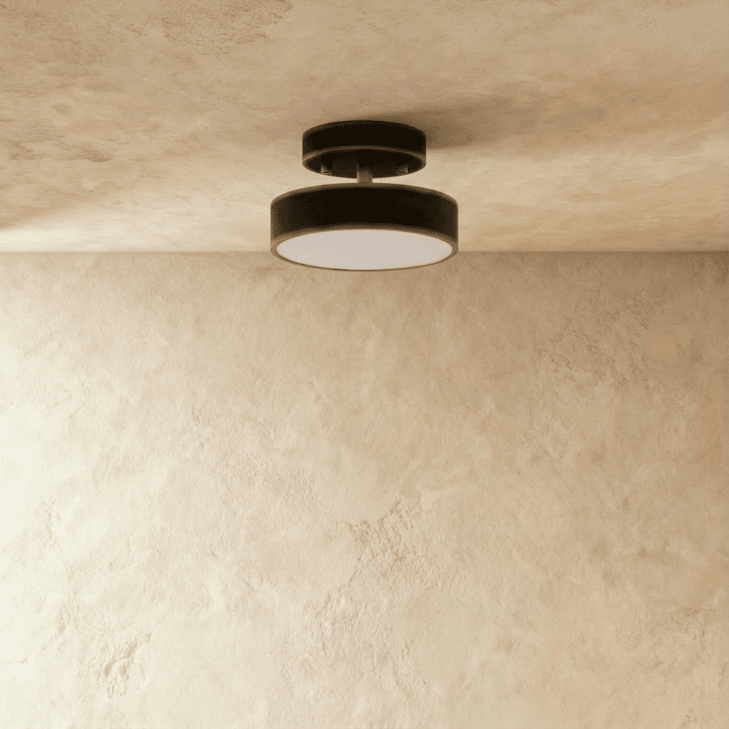 Rupert Cozy-Glow LED Ceiling Light, Copper or Black - Lumendat