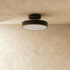 Rupert Cozy-Glow LED Ceiling Light, Copper or Black - Lumendat