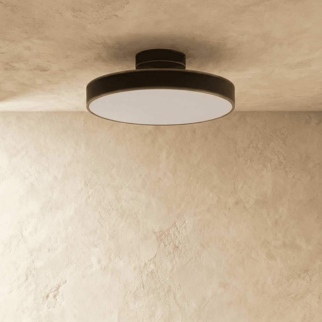Rupert Cozy-Glow LED Ceiling Light, Copper or Black - Lumendat