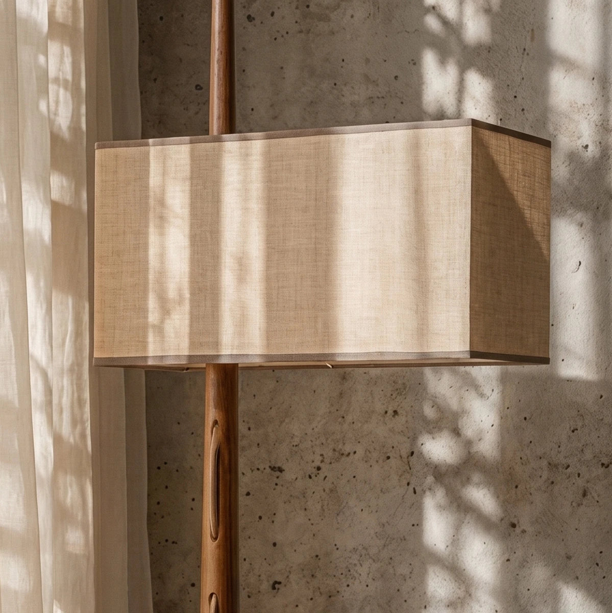 Solvaana Floor Lamp With Side Table - Lumendat
