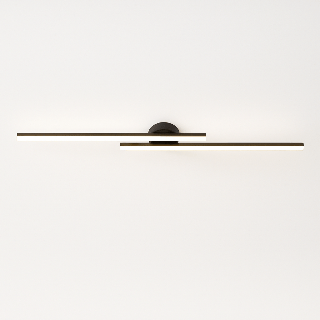 Geometric Bar Pendant Ceiling Light, Black or Gold - Lumendat