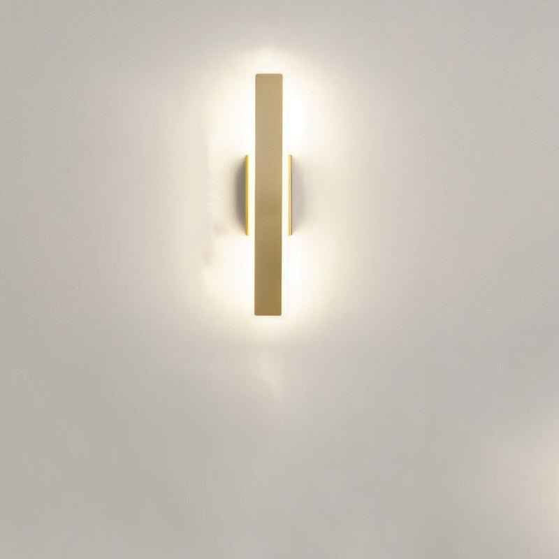 Geometric Bar Pendant Ceiling Light, Black or Gold