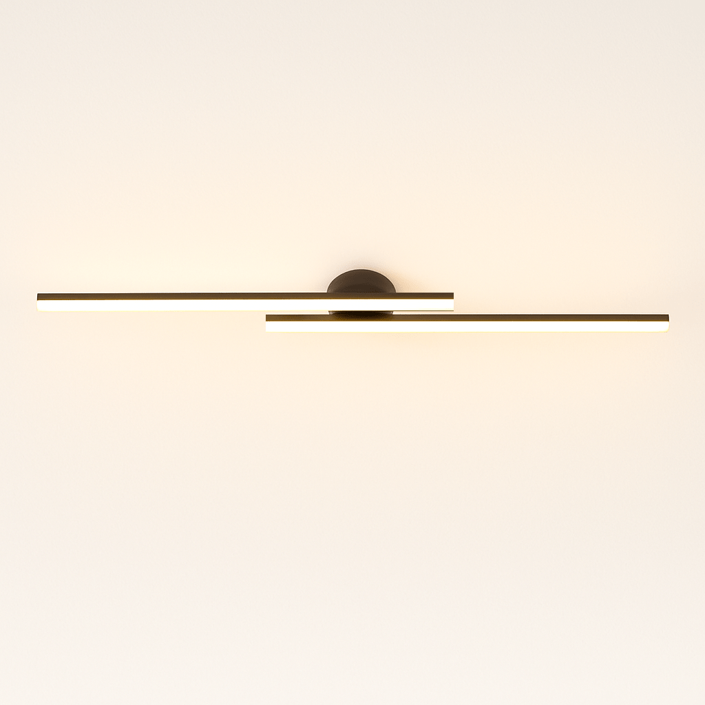 Geometric Bar Pendant Ceiling Light, Black or Gold - Lumendat