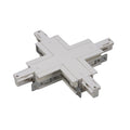 Track Connector from the W Track collection in White finish - Lumendat