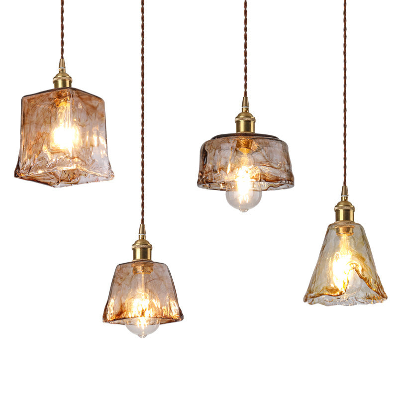 Amberlyn Vintage Glass Pendant Light - Lumendat